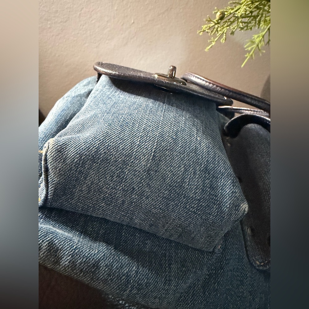 Coach Rucksack Backpack in Colorblock Denim - Picture 8 of 15